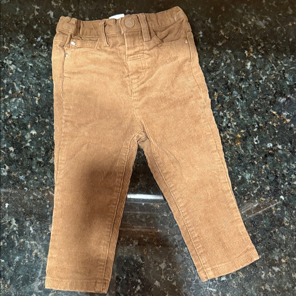 EGG by Susan Lazar Tan Corduroy Pants